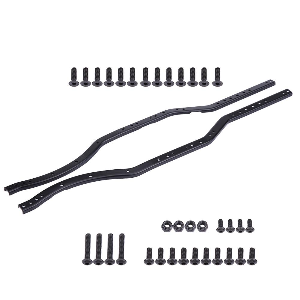 2pcs/set Steel Chassis Frame Rails for AXIAL SCX10 90027 SCX10 II 90046 90047 RC Car Crawler