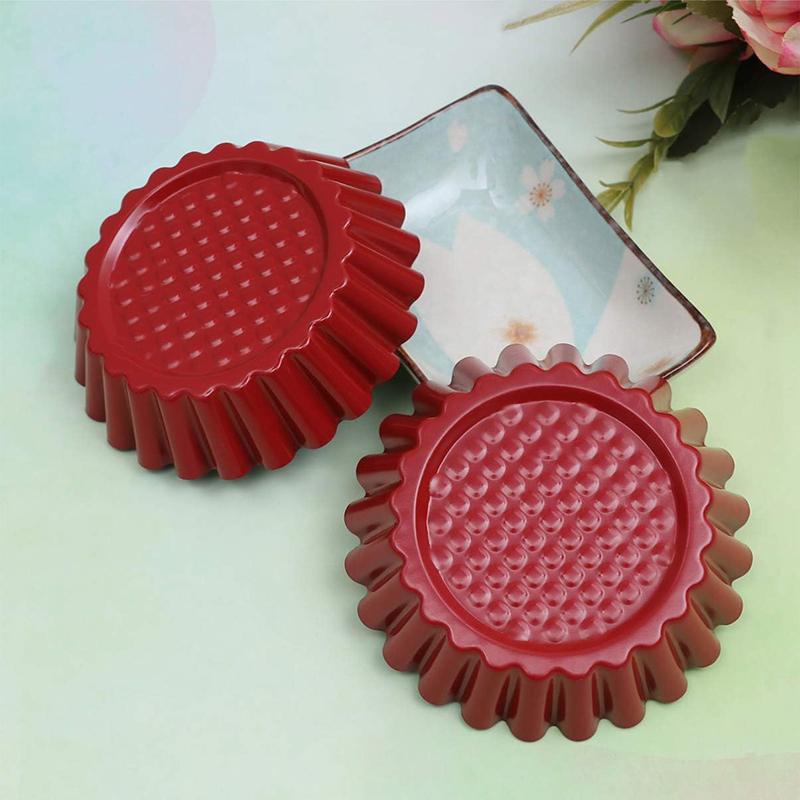 6 шт. Форма для яичного тарта в форме цветка, антипригарные инструменты для выпечки, форма в форме хризантемы для выпечки яичных тартов, печенья, принадлежности для выпечки