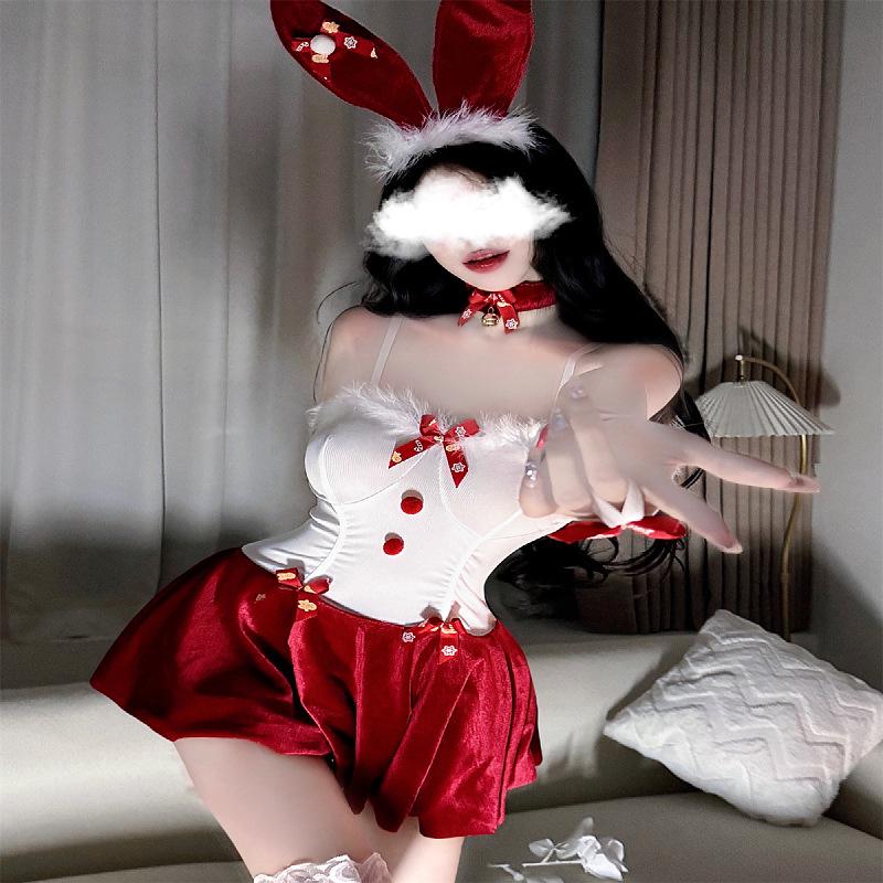 Sexy Slimming Lingerie Bunny Girl New Year's Cosplay Christmas Suspender Dress
