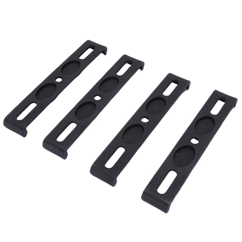 4PCS Frameless License Plate Holders Waterproofing Snap On License Plate Bracket for European Country License Plates