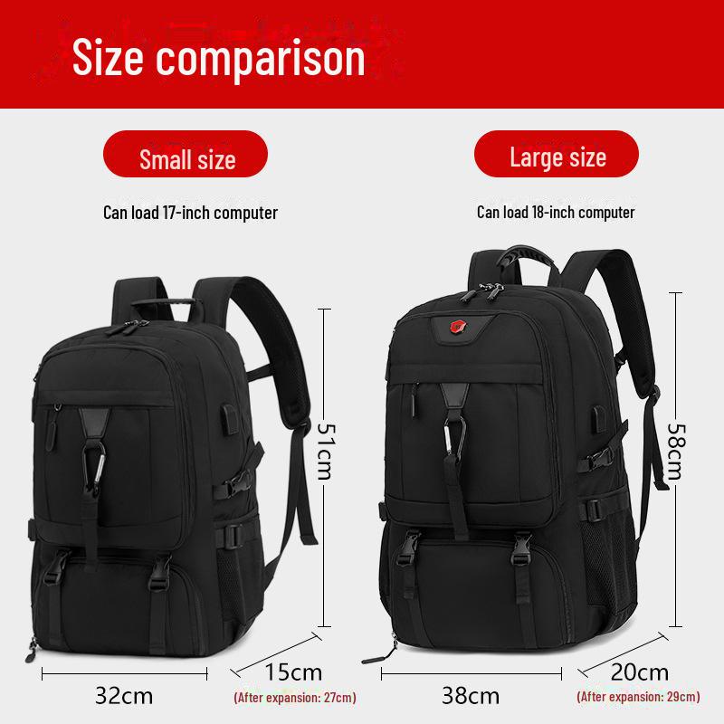 Мужской рюкзак большой вместимости для путешествий и альпинизма объемом 80 л