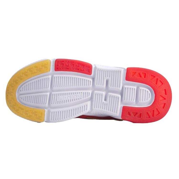 Li Ning 001 Низкие Спортивные Повседневные Кроссовки Женские Хромированный Желтый AGLP192-1