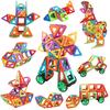 iKing Magnetic Blocks, 147 Pieces, Classic Magnetic Toy, Block Lab, Educational DIY Toy, Idea Generation, Creativity Development, Magnetic Toy, Gift,