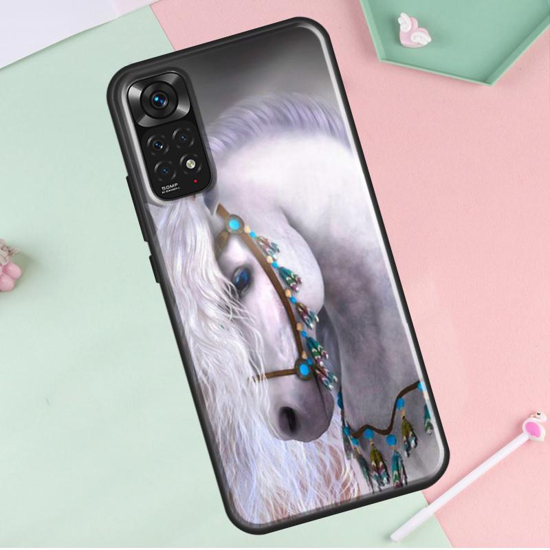 Лошадь животное картина для Redmi Note 12 Pro Plus Чехол для Redmi Note 10 8 9 11 Pro 12S 11S 10S 9S 9C 10C 12C Чехол