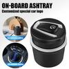 OBTLU1 1pc Led Light Car Ashtray Cigar Ash Tray Coin Storage Cup For VW GTI Rline Polo Golf Passat Tiguan Lavida Santana Accessories