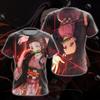 Astral Aura Tanjiro Demon Slayer T-shirt 2024 Summer Casual Men Women Tee Shirt Japanese Anime Fans Kids Adults Clothing Tops