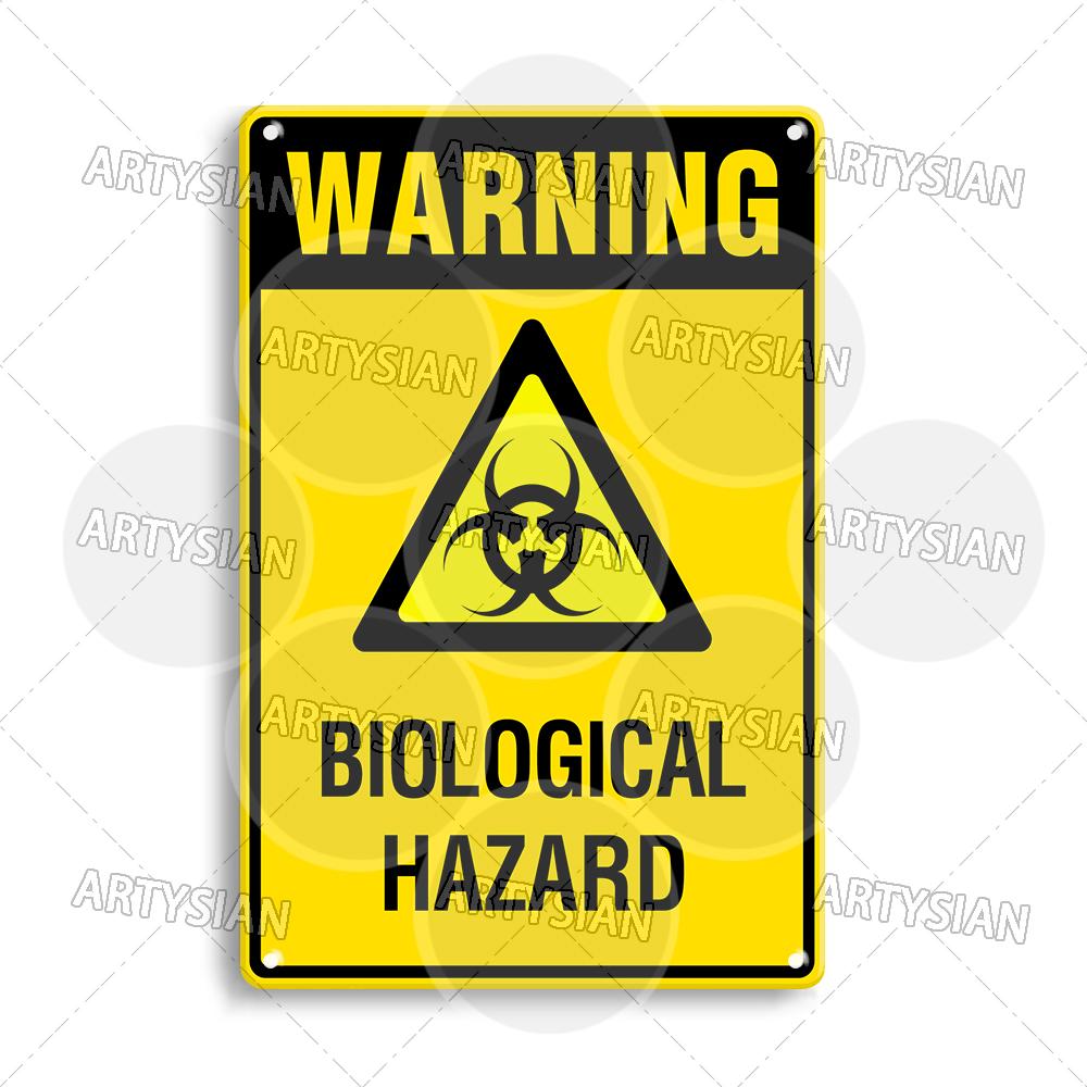 Biological Hazchem Sign Arsenical Pesticides Warning Plaque Corrosive Liquid Diesel Fill Point Toxic Material Farm Hazard Poster
