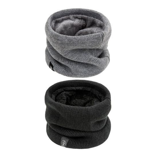 Winter Neck Gaiter for Men Women Thermal Thick Warm Fleece Lined Neck Warmer Windproof Ski Face Cushion for Cold Weather