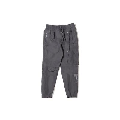 Originals Trefoil однотонные повседневные спортивные брюки с несколькими карманами, мужские брюки серого цвета HD2234