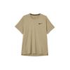 Nike T Shirts Men's Khaki Crew Neck Moderate CZ1182-247