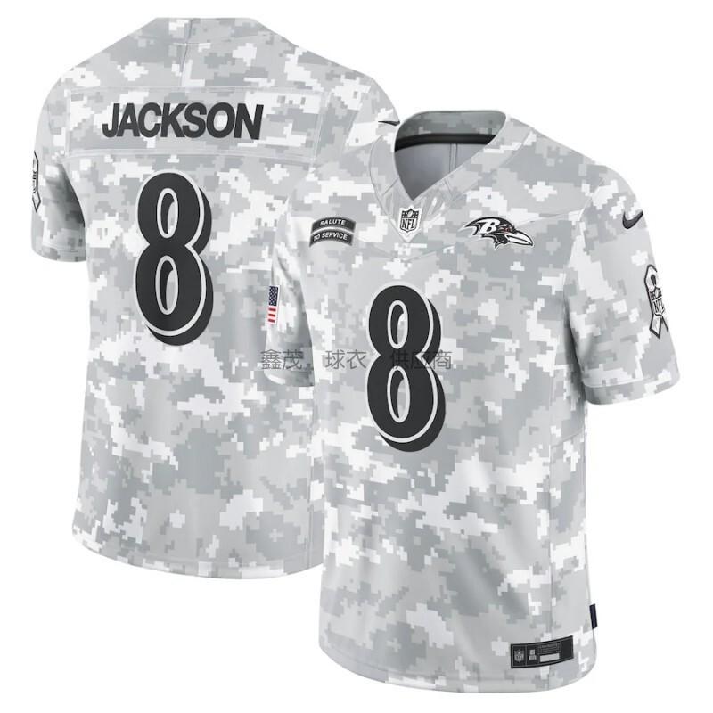 Baltimore Ravens 8 Jackson Football Jersey Men Women Sports Game Uniform