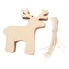 10 шт. Подвеска на елку ручной работы DIY Подвесные украшения Домашнее украшение Лось 10 см