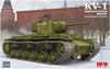 Ryfield Model Soviet Army Armored Enhanced Cast Turret Mounted Movable Track Plastic Model RFM5056 1/35 KV-1 Mod.1942