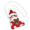 Christmas Stocking & Santa Hat Set for 10cm Plush Toy, Kigurumi Accessories, Otaku Activities, Doll Mascot, Kpopdoll Costume [Used]
