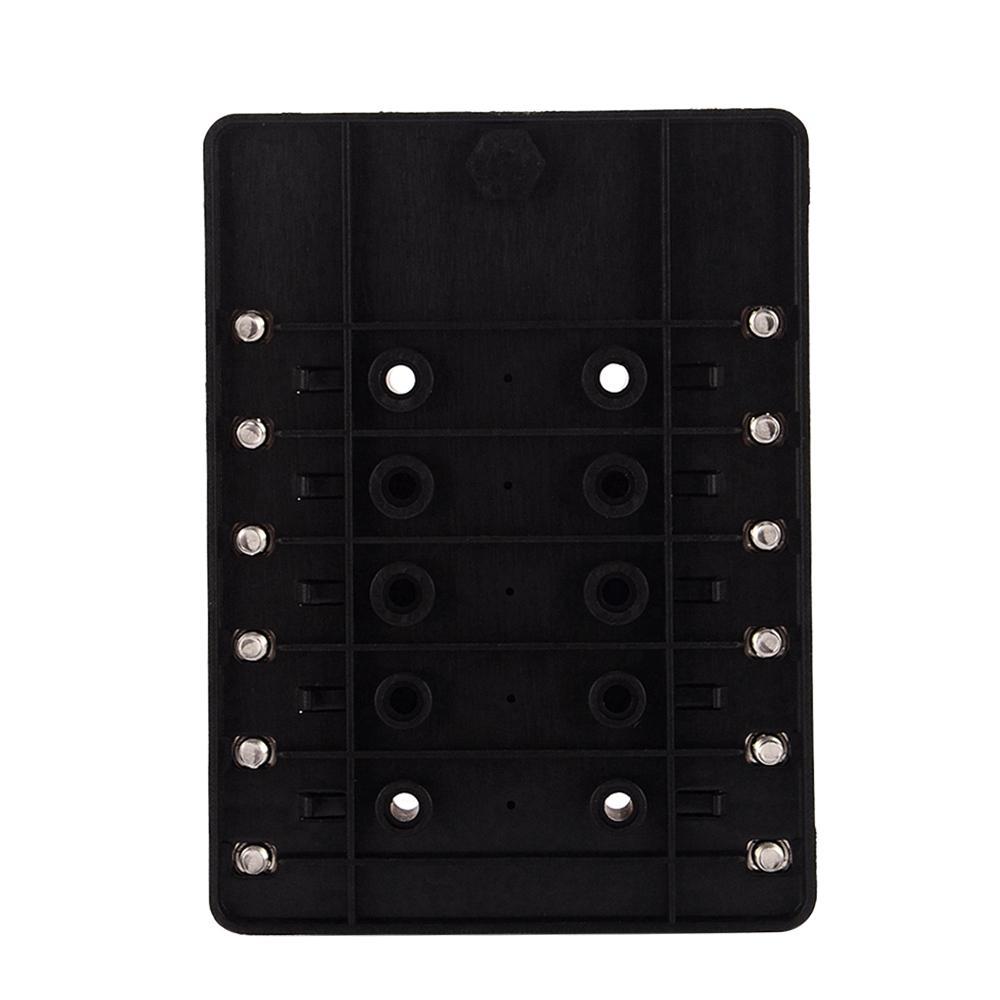 Блок предохранителей с 12 гнездами для ножевых предохранителей, держатели предохранителей, блоки предохранителей с красным светодиодным индикатором, 10 шт. предохранителей, 10 шт. клемм для автомобиля, лодки, морского транспорта, каравана