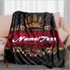 1PC Custom Name Royal Crown outdooor Flannel blankets Throw Blanket All-Season Throw Gift Bedspread for Couch, Bed, Camping Holiday Birthday gift