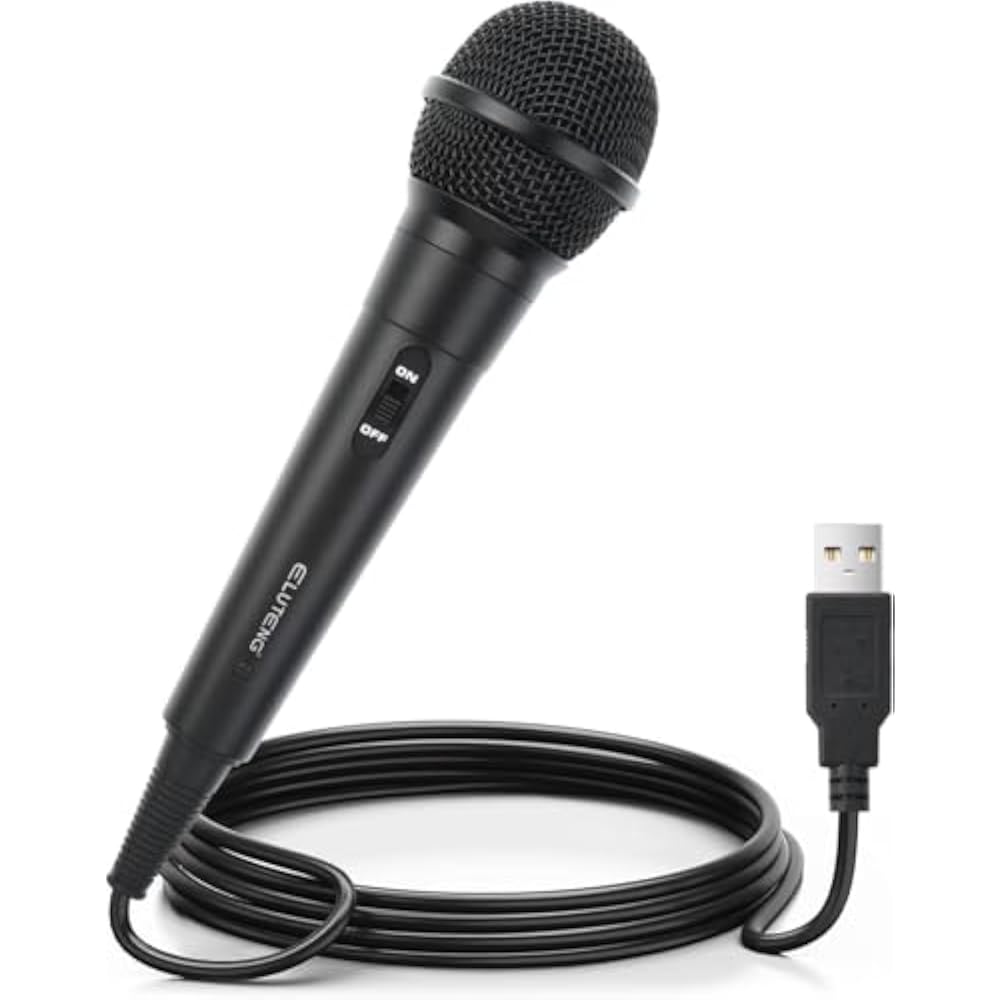 ELUTENG Для Switch Караоке-микрофон Подключение по USB Игровой микрофон Караоке Joysound с USB-C...