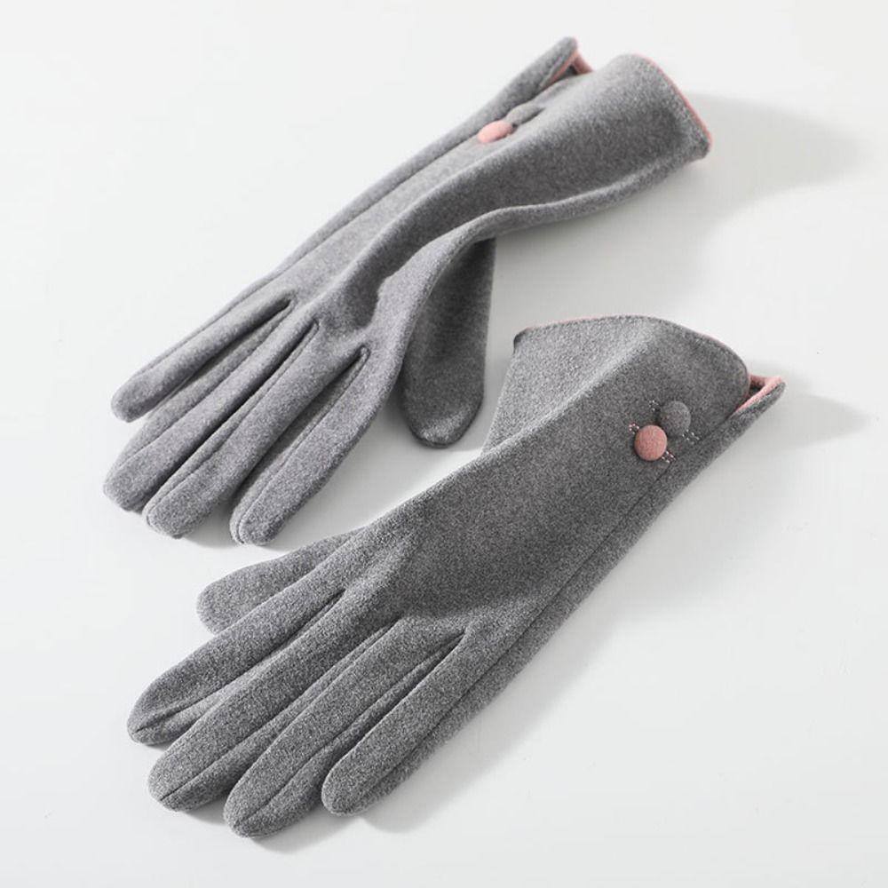 With Warm Lining Cold Weather Gloves Fashion Winter Gloves New Women's Warm Gloves
