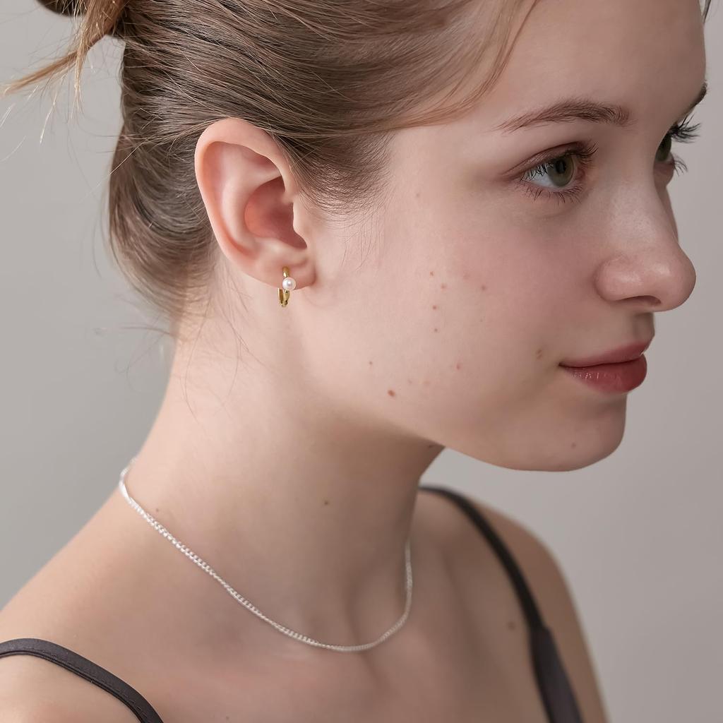 Gold Pearl Earrings 3024411301408999 [NOJESS] -