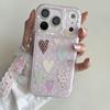 Яркий чехол для телефона с блестками в виде сердечек и звезд для iPhone 17/16 Pro Max/15/14