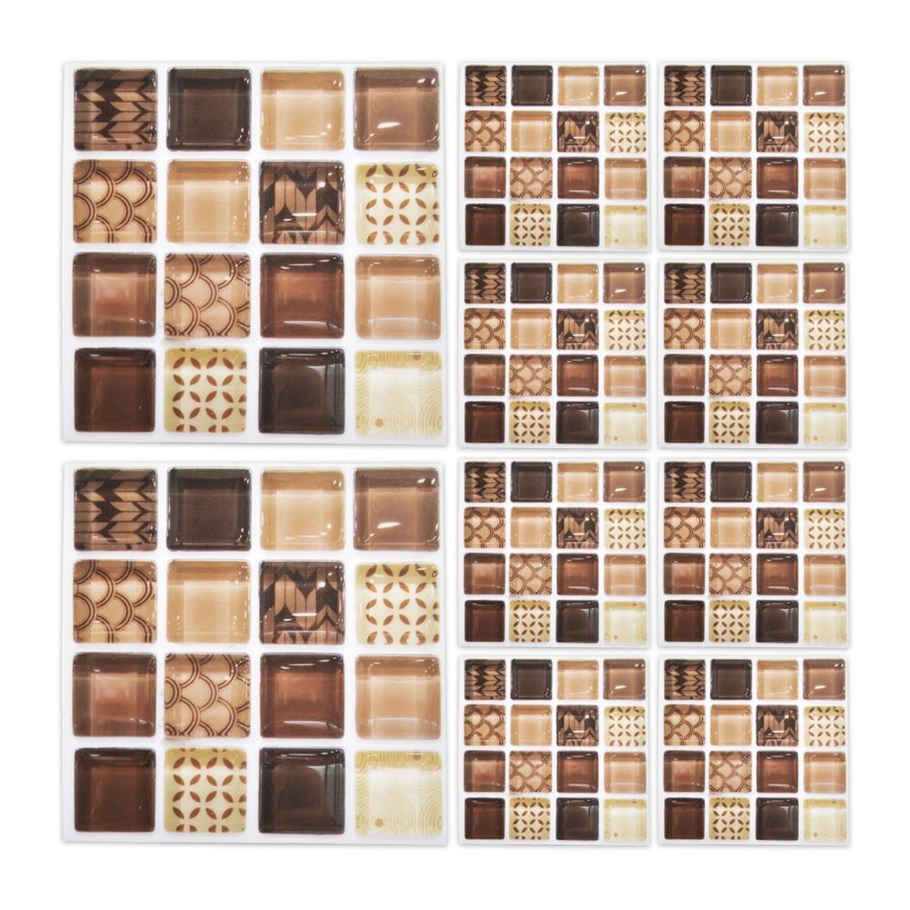 Наклейки на плитку для ванной комнаты, самоклеящиеся, водонепроницаемые, декоративные