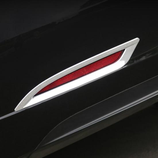 Хромированная Накладка на Задний Противотуманный Фонарь Для Tesla Model 3 2018-2022