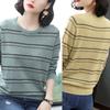 Sweaters for Women Fashion Striped Pullovers Round Neck Autumn Winter Pull Long Sleeve Tops New Knitwears Female Tops
