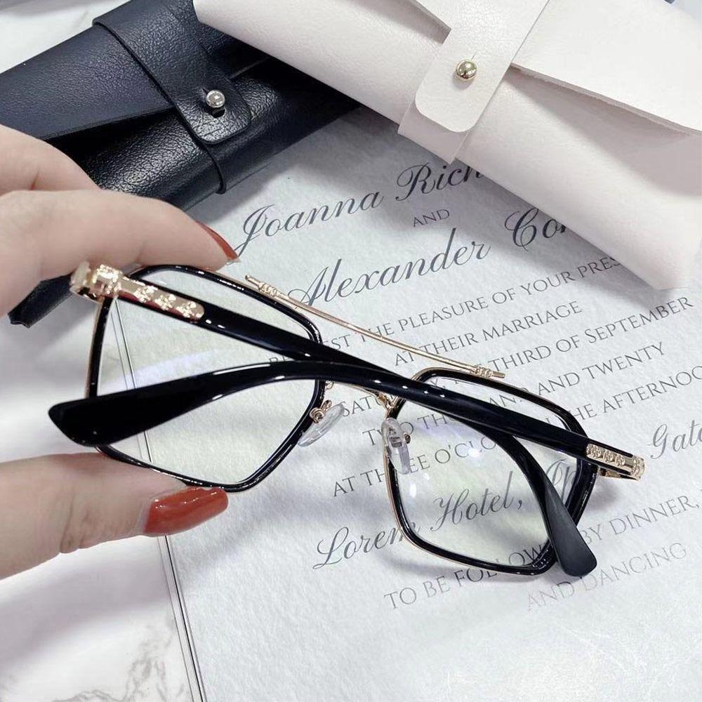 Portable Blue Ray Blocking Anti-Blue Light Glasses Ultralight Eye Protection Computer Goggles Metal Frame Eyewear Men Women