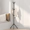 Multi Hook Clothes Rack Stand Coat Hanger High Stability Adjustable Height Easy Assembly Freestanding Clothing Storage Rack