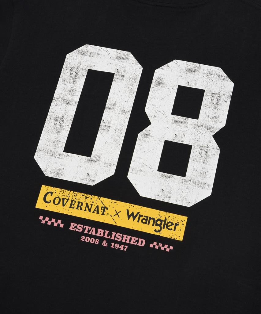 COVERNAT [Covernat X Wrangler] 08 Винтажная футболка Черная