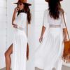 Lace Crochet Womens Bikini Beachwear Cover Up Beach Dress Summer Bathing Kaftan