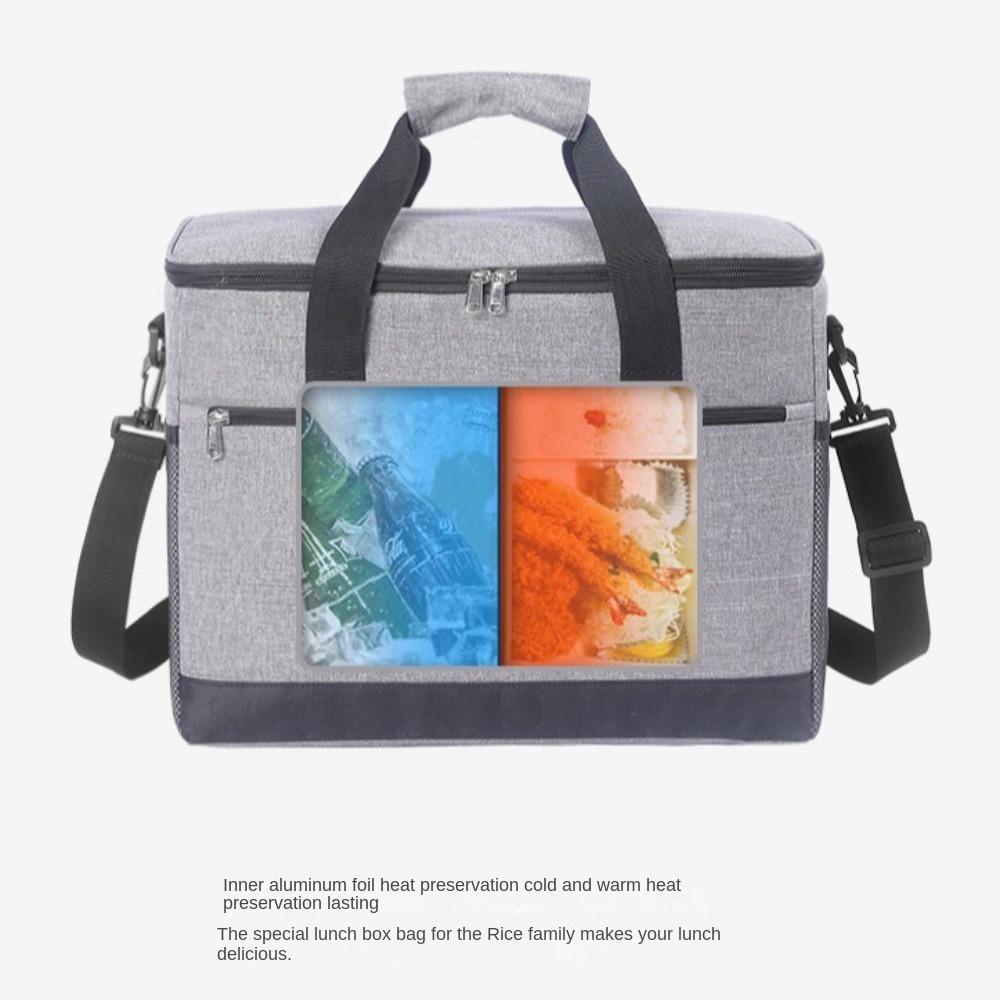 Сумка для пикника на 4-6 часов, сохраняющая тепло, переносная, термоизолированная, сумка для ланча, сумка для еды, кондитерские изделия