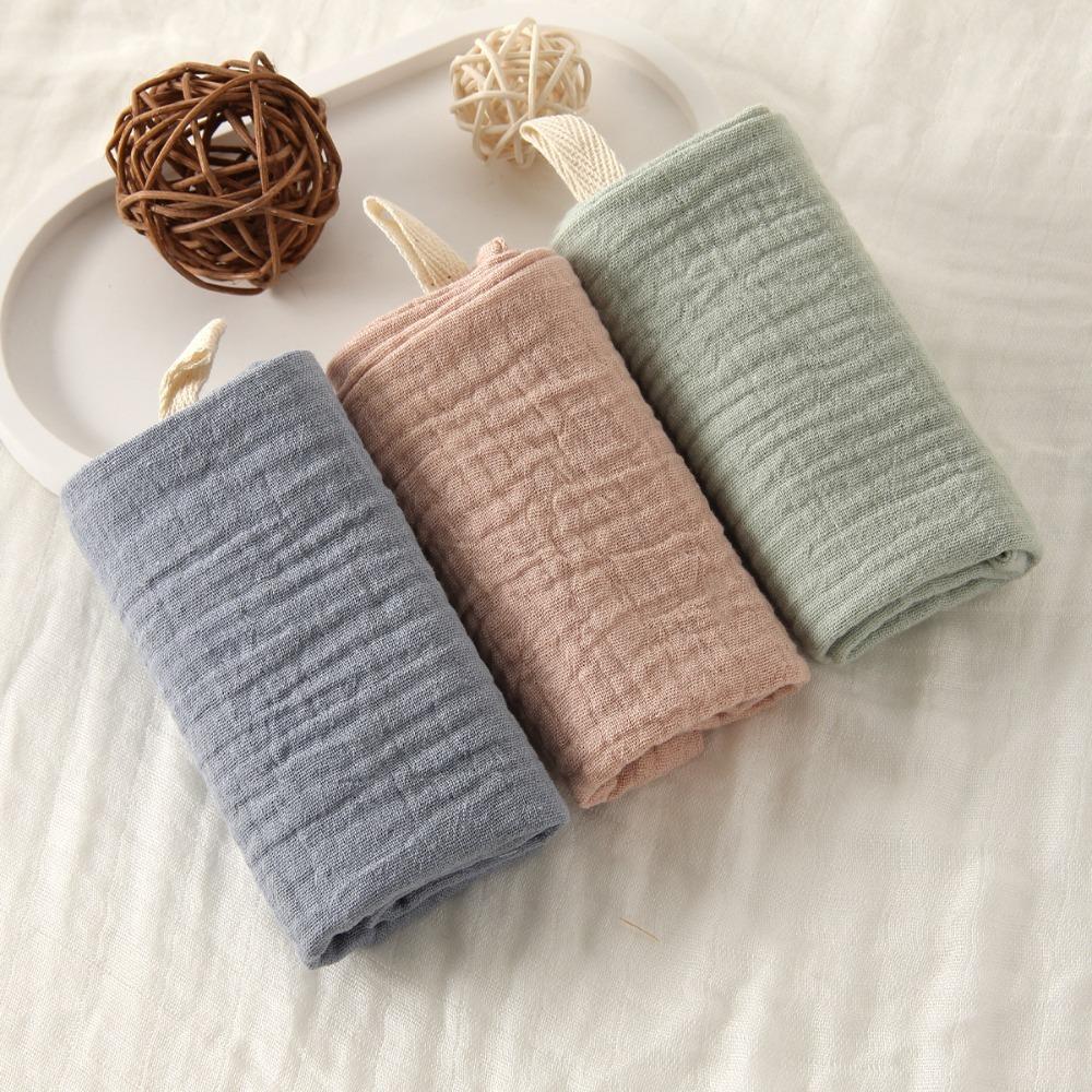 Soft Square Towels 4-Layer Pure Cotton Newborn Burp Cloth High Quality Baby Cotton Washcloth