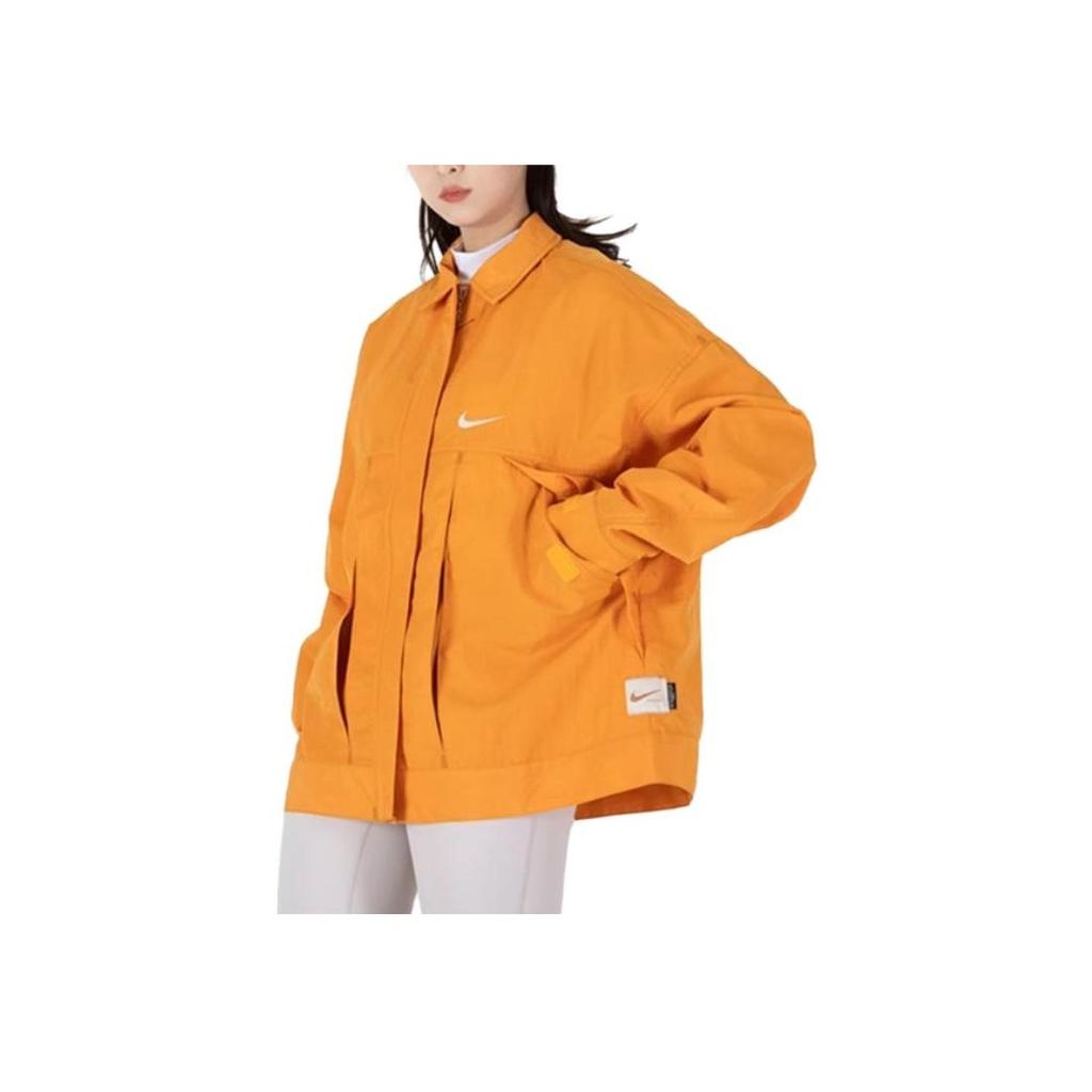 Nike Спортивная одежда Swoosh Woven Loose Long-sleeve Jacket Women Outwear Yellow DM6204-738