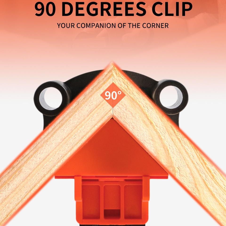 1/4/8pcs Carpenter's Right Angle Clamp Wooden Frame and Plank Fixer Carpenter's Corner Clamp 90 Degree Frame Clip Fixer//