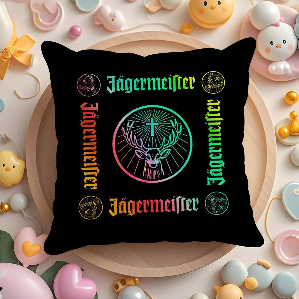 J-Jager-M-Meisters-S Наволочка Короткий Плюш Двусторонний Принт Домашняя Машинная Стирка В Теплой Воде Зимняя Наволочка