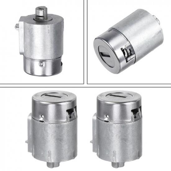 2 Sets Door Lock Cylinder Kit With For Keys GMC Chevy C1500 K1500 Tahoe Yukon