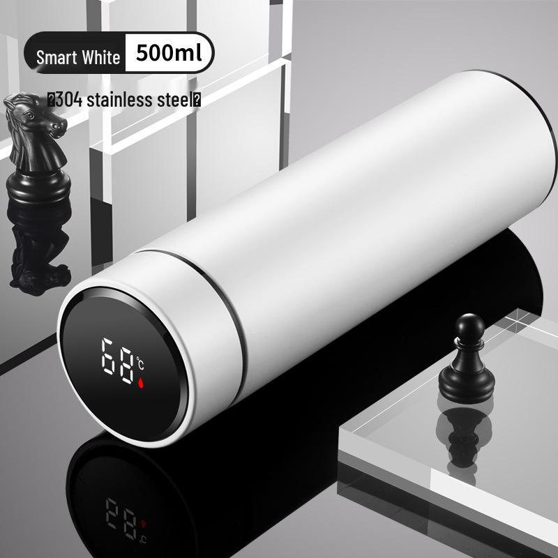 Умный дисплей температуры Изолированная чашка из нержавеющей стали с логотипом на заказ