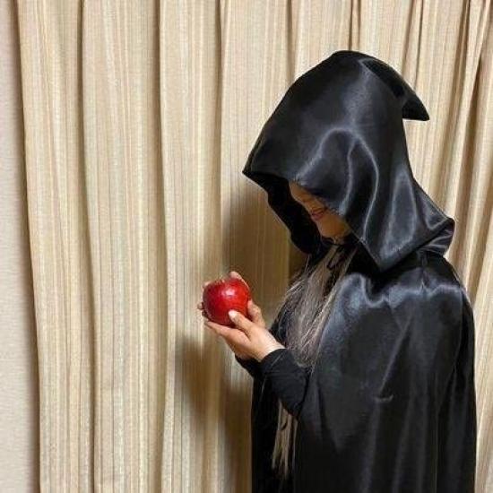 Sanshiro Market Dracula Ghost Costume with Hood and Adult Size XL Cloak, Black,