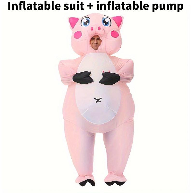 Cosplay Adult Pig Inflatable Costume For Halloween Parties Stage Performances