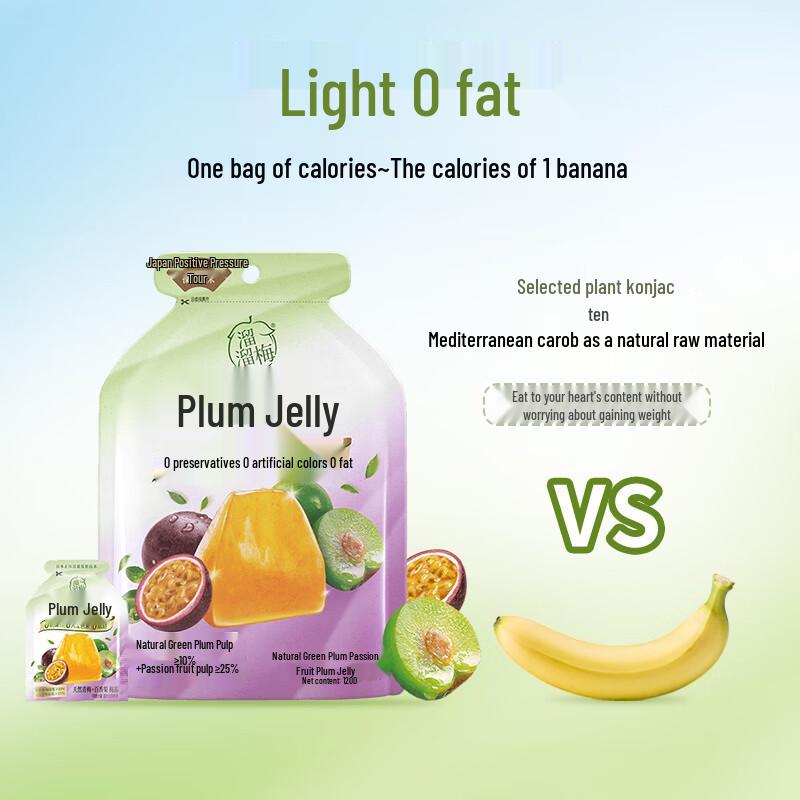Liuliumei Plum Jelly with Passion Fruit, 6-Pack