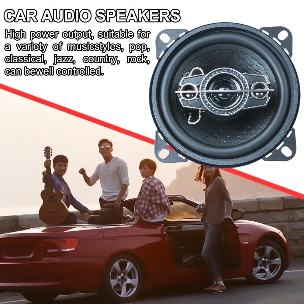 2 шт 4 дюйма 160 Вт (2*80 Вт) 4-полосный автомобильный коаксиальный динамик HiFi для автомобильной двери, автоаудио, музыка, стерео, широкополосные динамики