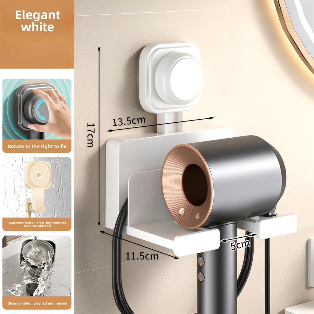 1 шт. Полка-держатель для фена, аксессуары для ванной комнаты, держатель для фена, настенная подставка для сушки, подставка для выпрямителя, органайзер для фена, коробка