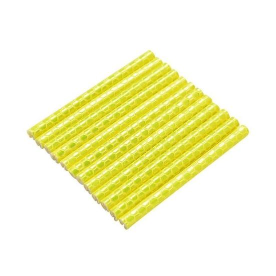 12 шт. Клипсы для крепления спиц на ободе колеса велосипеда, светоотражающая трубка, предупреждающая световая полоса