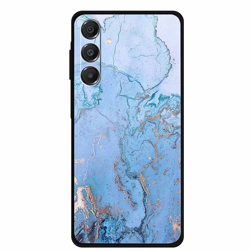Для Samsung Galaxy A14 A15 A16 5G Чехол Мраморный Мягкий ТПУ Задняя Крышка Телефона Для Samsung A14 A15 4G Ударопрочный Силиконовый Расписной Чехол