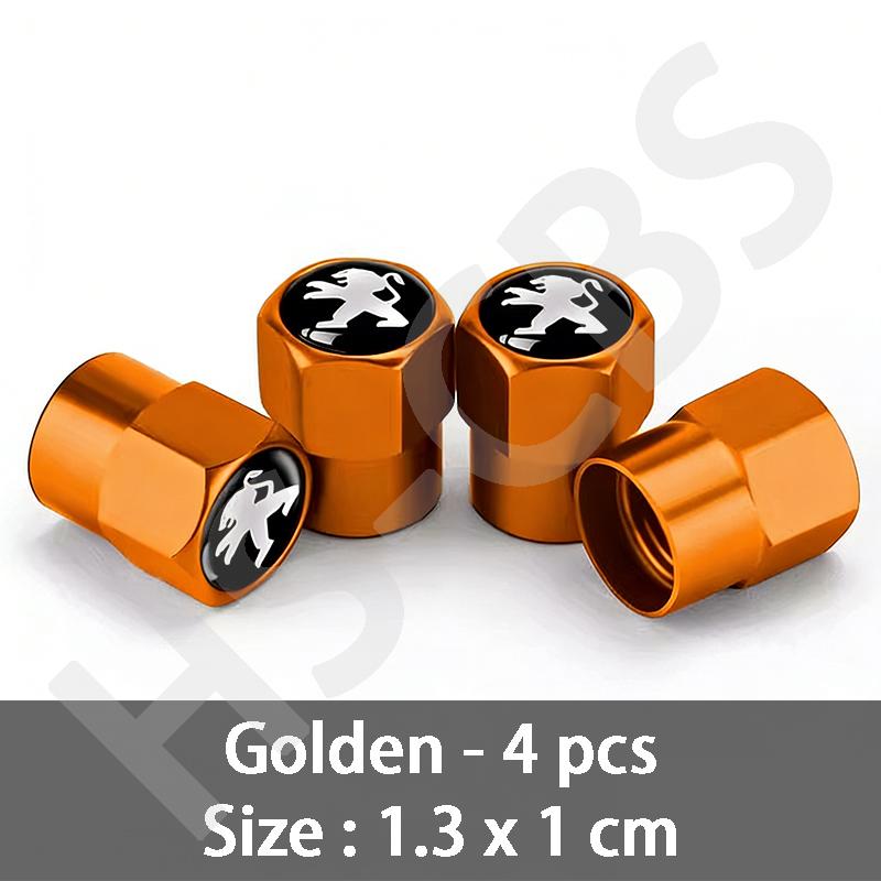 Car Emblem Logo Tire Valve Cover Wheel Protection Dust Caps For Peugeot 206 307 308 3008 207 208 407 408 508 2008 5008 301 107