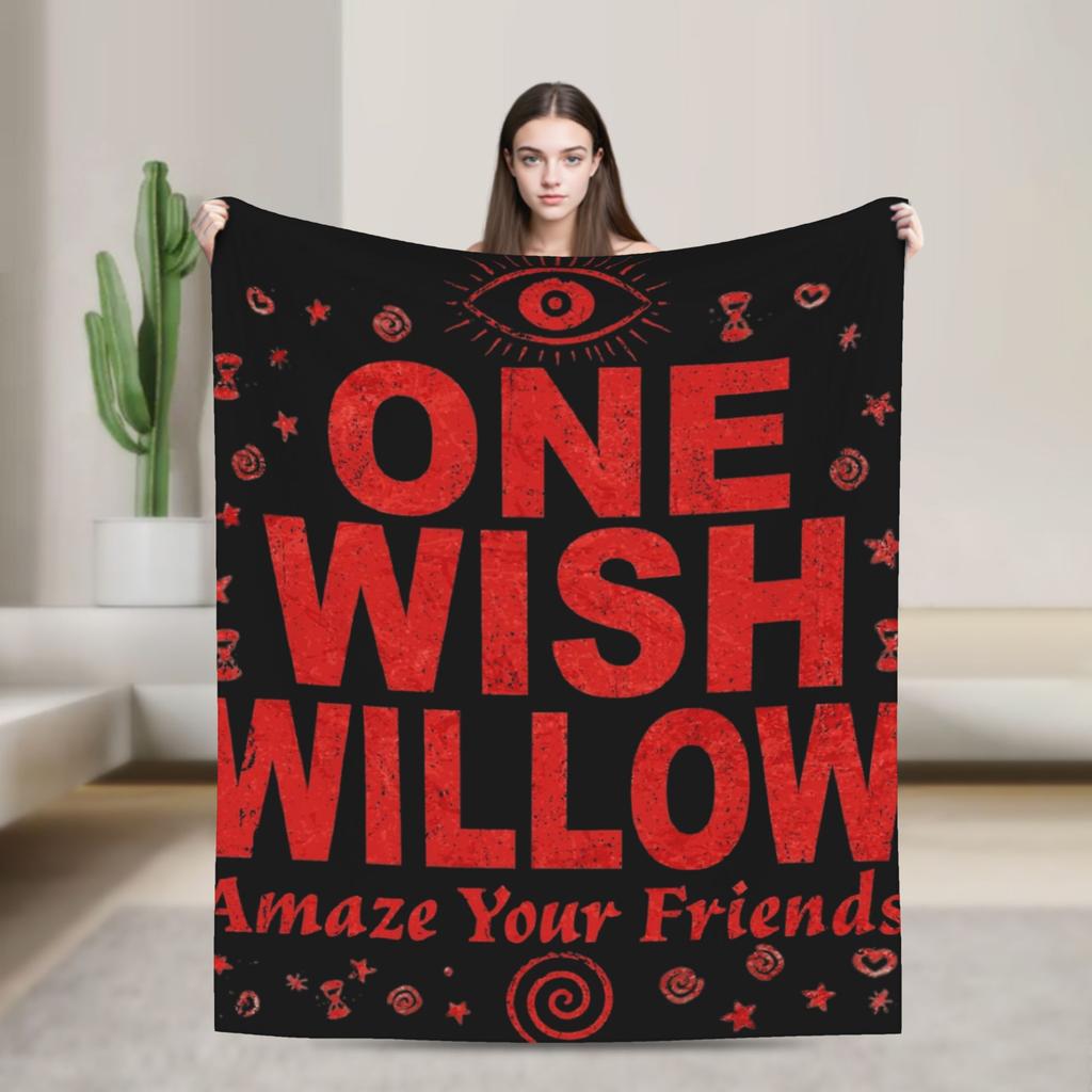 Obsession Horror Movie Wool Blanket Funny Throw Blanket for Sofa Bedding Lounge cm Plush Thin Quilt