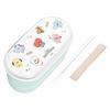 Kamio Japan BT21 Тонкий микроволновый ланч-бокс Chirashi LINE FRIENDS Коллекция для ланча 2 яруса [043992]