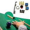 Pool Cue Tips Replacement Kits Billiards Pool Cue Tip Repair Shaper Tool with Cue Tips Chalk Cube Cue Tip Clamp Tool