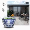 Three Wolves Farm Flat-Rim Garden Planter & Water Pot